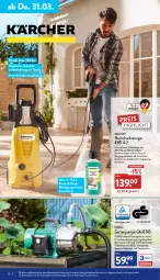 Gazetka promocyjna Aldi Nord - Aldi-Aktuell - Gazetka - ważna od 02.04 do 02.04.2022 - strona 18 - produkty: edelstahl, eier, eis, ferrex, Garten, Gartenpumpe, Germ, gin, hochdruckreiniger, reiniger, Reinigung, Reinigungsmittel, reis, schlauch, Ti, tisch, wasser, ZTE