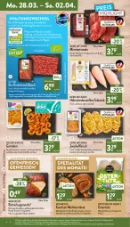 Gazetka promocyjna Aldi Nord - Aldi-Aktuell - Gazetka - ważna od 02.04 do 02.04.2022 - strona 4 - produkty: aldi, aus der tiefkühlung, beutel, bio, blume, blumen, braten, braun, brot, brötchen, brustfilet, butter, eis, elle, ente, filet, fleisch, garnelen, geback, gewürz, gin, grill, gsw, hackfleisch, hafer, haferflocken, hähnchenbrust, hähnchenbrustfilet, karotten, korn, Kornbrot, küche, Küchen, Laugeneck, minutensteaks, mit zwiebeln, Ofen, Plunder, pril, pute, reifen, reis, rind, rinder, rinderhackfleisch, Rinderkeule, rwe, schwein, schweine, schweinenacken, sonnenblume, sonnenblumen, Sonnenblumenkerne, sonnenblumenkernen, Spezi, steak, steaks, Ti, trolli, Tüte, wein, weine, weizenbrötchen, ZTE, zwiebel, zwiebeln