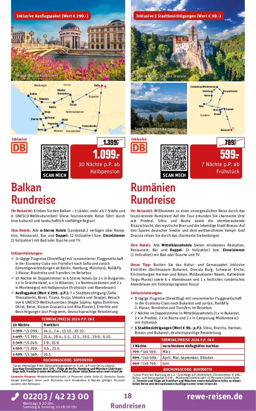Aktueller Prospekt Rewe Reisen - Reiseprospekt - von 19.12.2025 bis 30.01.2026 - strona 18 - produkty: Bad, buch, deutschsprachige reiseleitung, dove, dusche, eis, elle, harman, inklusivleistungen, LG, monte, nuss, Persona, pril, Rana, reis, rel, rezept, ring, rum, Ti, tisch, uhr