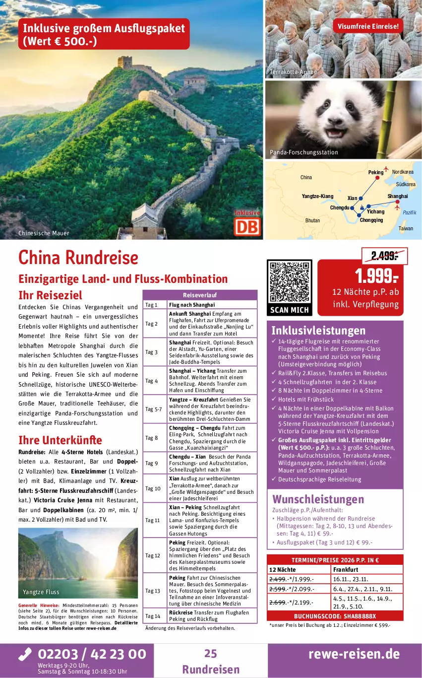 Aktueller Prospekt Rewe Reisen - Reiseprospekt - von 19.12.2025 bis 30.01.2026 - strona 25 - produkty: auer, Bad, buch, Buddha, decke, deutschsprachige reiseleitung, eis, elle, ente, Garten, inklusivleistungen, Kaiser, Metro, Mode, Pago, reis, reiseverlauf, rel, Ria, tee, Ti, tisch, uhr, Wild