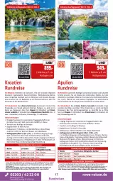Gazetka promocyjna Rewe Reisen - Reiseprospekt - Gazetka - ważna od 30.01 do 30.01.2026 - strona 17 - produkty: aceto, axe, Bad, Brei, buch, decke, deutschsprachige reiseleitung, dusche, eis, elle, inklusivleistungen, kurtaxe, natur, olive, oliven, olivenöl, pool, pril, reis, rel, Ria, rum, rwe, Ti, uhr, wasser, wein
