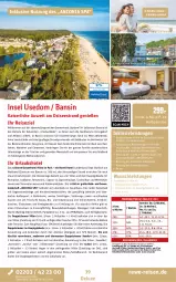 Gazetka promocyjna Rewe Reisen - Reiseprospekt - Gazetka - ważna od 30.01 do 30.01.2026 - strona 39 - produkty: axe, Bad, bett, bio, brunnen, buch, cocktail, Cognac, decke, dusche, eis, Elan, elle, ente, Fahrrad, harman, hering, Herings, inklusivleistungen, Kaiser, Kinder, Kinderspiel, kneipp, kräuter, küche, Küchen, kurtaxe, LG, Liege, Mode, pool, reis, rezept, ring, rum, salz, schlafsofa, Sofa, Sport, Ti, tisch, uhr, vita, wein, wellnessbereich, ZTE