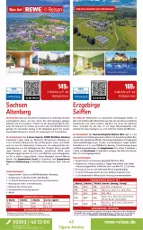 Gazetka promocyjna Rewe Reisen - Reiseprospekt - Gazetka - ważna od 30.01 do 30.01.2026 - strona 45 - produkty: Alwa, axe, Bad, bier, Brei, buch, drink, drinks, dusche, eis, elle, erde, flasche, Garten, getränk, getränke, inklusivleistungen, Kinder, knacker, kurtaxe, Liege, mac, mineralwasser, natur, nuss, Nussknacker, pool, rama, reis, rum, rwe, sac, Schlitten, spielzeug, Ti, uhr, wasser, weck, wein, Wild