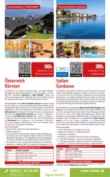 Gazetka promocyjna Rewe Reisen - Reiseprospekt - Gazetka - ważna od 30.01 do 30.01.2026 - strona 53 - produkty: alkohol, alkoholische getränke, axe, Bad, bett, bettwäsche, buch, Couch, dessert, dusche, Egger, eis, getränk, getränke, grappa, handtuch, inklusivleistungen, innenpool, italien gardasee, kaffee, Kinder, küche, Küchen, kuchen, Küchenzeile, leine, Liege, limo, mab, mam, monte, olive, oliven, olivenöl, pool, rama, Reinigung, reis, salat, schlafzimmer, schreibtisch, snack, Sofa, suppe, suppen, Ti, tisch, tuc, uhr, Vegeta, wein, wellnessbereich