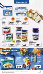 Gazetka promocyjna Lidl - Aktionsprospekt - Gazetka - ważna od 30.07 do 30.07.2022 - strona 39 - produkty: angebot, eis, feta, grüne oliven, Käse, Käseschnecke, olive, oliven, reis, salz, spinat, Ti, wein, ZTE