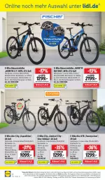 Gazetka promocyjna Lidl - Aktionsprospekt - Gazetka - ważna od 30.07 do 30.07.2022 - strona 50 - produkty: akku, angebot, angebote, beleuchtung, crivit, E-Bike, eis, elle, Mountainbike, ndk, reis, rel, rwe, Schal, Schale, Tasche, telefon, Ti, uhr