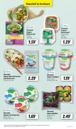 Gazetka promocyjna Lidl - Aktionsprospekt - Gazetka - ważna od 30.07 do 30.07.2022 - strona 57 - produkty: angebot, auer, eis, fleisch, fleischsalat, Käse, maultaschen, Muffin, muffins, nuss, reis, salat, soja, Tasche, taschen, Ti, ZTE