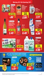 Gazetka promocyjna Lidl - Aktionsprospekt - Gazetka - ważna od 30.07 do 30.07.2022 - strona 7 - produkty: angebot, aperol, basmati, Bona, brot, coupon, coupons, Donut, donuts, eis, elle, Floralys, Kinder, kinder riegel, küche, Küchen, küchentücher, lenor, lenor weichspüler, Milbona, nuii, oryza, pudding, reis, riegel, risotto, Rivaner, schoko, shampoo, teller, Ti, tücher, weichspüler, wein, Weißwein, ZTE