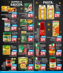 Gazetka promocyjna Aez - Prospekte - Gazetka - ważna od 16.12 do 16.12.2023 - strona 13 - produkty: barilla, beutel, bio, delikatess sauce, eintopf, eis, erasco, feinschmecker, flasche, knorr, küche, maggi, Mirácoli, nudel, nudeln, oro di parma, pasta, Pastagericht, pesto, pizza, reis, sauce, saucen, Sugo, suppe, suppen, suppenliebe, thomy, thomy les sauces, Ti, tomate, tomaten, tomatenmark, topf, ZTE