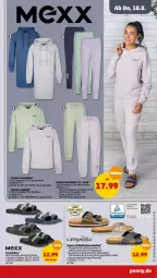 Gazetka promocyjna Penny - Prospekte - Gazetka - ważna od 20.08 do 20.08.2022 - strona 27 - produkty: Bau, baumwolle, bett, decksohle, dell, elle, hose, kleid, Mexx, Mode, pantolette, pantoletten, rel, Ria, shirt, Sweatkleid, Sweatshirt, Ti, wolle