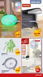 Gazetka promocyjna Penny - Prospekte - Gazetka - ważna od 20.08 do 20.08.2022 - strona 29 - produkty: brause, brauseschlauch, eis, fernbedienung, gsw, haartrockner, led-licht, Schal, schlauch, standventilator, Ti, timer, tisch, tragegriff, Trockner, ventilator, waschbecken, wasser