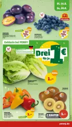 Gazetka promocyjna Penny - Prospekte - Gazetka - ważna od 20.08 do 20.08.2022 - strona 3 - produkty: beere, beeren, eis, heidelbeere, heidelbeeren, kiwi, Kiwi Gold, paprika, ring, salat, salatherzen, Schal, Schale, snack