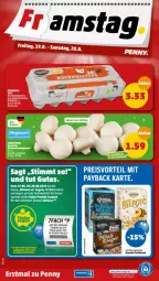 Gazetka promocyjna Penny - Prospekte - Gazetka - ważna od 20.08 do 20.08.2022 - strona 40 - produkty: champignon, champignons, coupon, eis, grill, ideal zum grillen, payback, Schal, Schale, Ti
