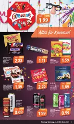 Gazetka promocyjna Markant - Prospekte - Gazetka - ważna od 18.02 do 18.02.2023 - strona 7 - produkty: beutel, bounty, brause, cola, elle, fassbrause, lorenz, mars, schoko, smarties, snack, snickers, Ti, twix, whiskey