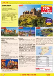 Gazetka promocyjna Netto Marken-Discount - Reise-Angebote September - Gazetka - ważna od 30.09 do 30.09.2022 - strona 16 - produkty: Alwa, anreisetermine, auer, Bau, bier, Brei, buch, decke, eis, Kilkenny, mac, Mode, natur, naturland, Persona, preisvorteil, pril, Rana, reis, reiseveranstalter, reiseverlauf, rel, ring, SANTE, schott, Ti, tisch, uhr, whiskey