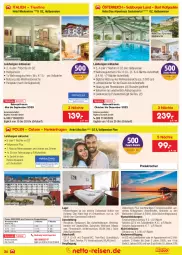 Gazetka promocyjna Netto Marken-Discount - Reise-Angebote September - Gazetka - ważna od 30.09 do 30.09.2022 - strona 26 - produkty: Alwa, anreisetermine, aqua, auer, axe, Bad, bett, Betten, buch, burger, dusche, eis, flasche, getränk, getränke, gutschein, Kinder, kleid, kleider, kleiderschrank, kracher, leine, Liege, Liegestühl, mineralwasser, pool, reis, reiseveranstalter, rezept, rum, säfte, salz, Schrank, schreibtisch, steiner, stuhl, Stühl, telefon, Ti, tisch, tücher, uhr, wasser, wellnessbereich, Whirlpool, zimmerbeispiel