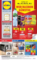 Gazetka promocyjna Lidl - Aktionsprospekt - Gazetka - ważna od 19.03 do 19.03.2022 - strona 1 - produkty: actimel, angebot, angebote, Bad, bio, champion, danone, discount, drink, eis, elle, energy drink, erde, küche, lebensmittel, LG, Liege, Mode, natur, preisvorteil, pril, Rauch, red bull, reis, rel, Rockstar, teller, Ti, volvic