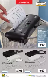 Gazetka promocyjna Lidl - Aktionsprospekt - Gazetka - ważna od 19.03 do 19.03.2022 - strona 22 - produkty: akku, Aktenvernichter, auto, Bank, deka, din a4, elle, kamera, Kameras, ladekabel, leine, Mp3, ndk, office, papier, powerbank, reifen, Schal, Schale, smartphone, smartphones, tablet, Tablets, Ti, tisch, usb