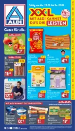 Gazetka promocyjna Aldi Nord - Von Montag - Gazetka - ważna od 27.01 do 27.01.2024 - strona 1 - produkty: aldi, basmati, basmati-reis, Becher, beutel, braten, burger, butter, butterkäse, curry, currywurst, eis, elle, erdnuss, garnitur, gin, grill, joghur, joghurt, Käse, kerrygold, lamm, mascarpone, nuss, Pyjama, rahmjoghurt, reis, SANTE, snack, snacks, Spezi, Sun Snacks, tafeläpfel, teller, Ti, toblerone, up2fashion, weihenstephan, wurst, ZTE