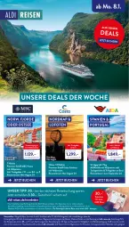 Gazetka promocyjna Aldi Nord - Von Montag - Gazetka - ważna od 27.01 do 27.01.2024 - strona 38 - produkty: aldi, balkonkabine, buch, eis, getränk, getränke, gutschein, gutscheine, kreuzfahrten, LG, reis, ring, rwe, Schal, Ti, tisch, ZTE