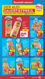 Gazetka promocyjna Aldi Nord - Von Montag - Gazetka - ważna od 27.01 do 27.01.2024 - strona 5 - produkty: aldi, auer, blume, blumen, brot, dauertiefpreis, eis, Eiweißbrot, korn, Kornbrot, leine, mehl, reis, sandwich, Spezi, Ti, tiefpreis, toast, vita, weizenmischbrot