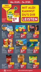 Gazetka promocyjna Aldi Nord - Von Montag - Gazetka - ważna od 27.01 do 27.01.2024 - strona 6 - produkty: aldi, angebot, angebote, aufstrich, bavaria blu, Becher, bergader, beutel, brot, brotaufstrich, Brühe, coppenrath, danone, danone fruchtzwerge, Dany, dany sahne, eis, filet, frucht, fruchtzwerge, goldsaft, Goldstücke, grafschafter, iglo, knorr, kräuter, lachs, lachsfilet, mousse, paprika, Pfifferlinge, reis, Ria, saft, sahne, schlemmerfilet, schoko, schokolade, seelachsfilet, Soße, tee, Ti