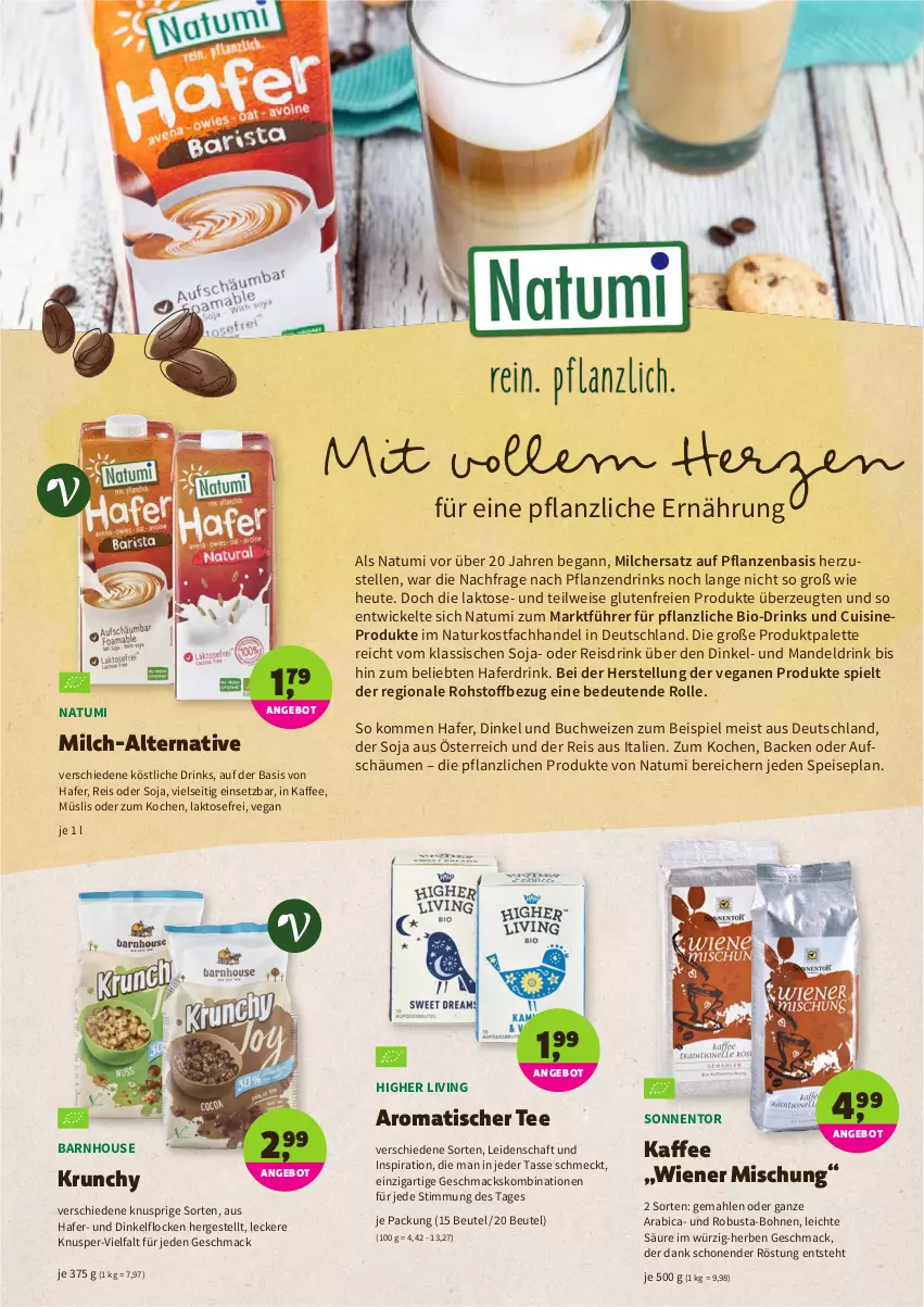 Aktueller Prospekt Denns Biomarkt - Prospekte - von 05.01 bis 18.01.2022 - strona 6 - produkty: angebot, beutel, bio, bohne, bohnen, buch, drink, drinks, eis, elle, hafer, Haferdrink, Heu, kaffee, mac, mandel, Mandeldrink, milch, müsli, natur, Palette, pflanze, pflanzen, reis, Reisdrink, soja, tasse, tee, Ti, tisch, WICK, wiener