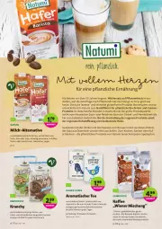 Gazetka promocyjna Denns Biomarkt - Prospekte - Gazetka - ważna od 18.01 do 18.01.2022 - strona 6 - produkty: angebot, beutel, bio, bohne, bohnen, buch, drink, drinks, eis, elle, hafer, Haferdrink, Heu, kaffee, mac, mandel, Mandeldrink, milch, müsli, natur, Palette, pflanze, pflanzen, reis, Reisdrink, soja, tasse, tee, Ti, tisch, WICK, wiener