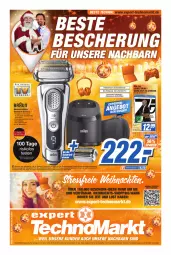 Gazetka promocyjna Expert Technomarkt - Prospekte - Gazetka - ważna od 24.12 do 24.12.2021 - strona 1 - produkty: abholpreise, alle preise sind abholpreise, blu-ray, eis, herrenrasierer, ilag, latte, rasierer, Reinigung, reis, Ti, uhr, weihnachten