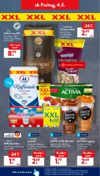 Gazetka promocyjna AldiSud - ALDI Aktuell - Gazetka - ważna od 05.03 do 05.03.2022 - strona 34 - produkty: ACC, actimel, activia, aldi, Becher, beere, bohne, caffè crema, caffè latte, Cap, cappuccino, chia, cin, danone, danone activia, diadem, eis, emmi, erdbeere, frucht, honig, joghur, joghurt, knallerpreis, latte, mac, macchiato, müsli, nuss, nutella, Raffinade Zucker, reis, Ti, zucker