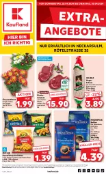 Gazetka promocyjna Kaufland - Extra-Angebote - Gazetka - ważna od 30.04 do 30.04.2024 - strona 1 - produkty: angebot, angebote, beef, beutel, deo, eis, kaffee, kartoffel, kotelett, mccain, mövenpick, mövenpick kaffee, rind, rinder, salami, Spezi, Ti, tisch, topf, topf ø 12 cm, ZTE