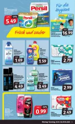 Gazetka promocyjna Markant - Prospekte - Gazetka - ważna od 07.10 do 07.10.2023 - strona 11 - produkty: baby-dry, flasche, gin, haarspray, haushaltstücher, Kamill, kamille, lenor, lenor weichspüler, mint, pampers, papier, pril, schaumfestiger, spülmittel, spülung, syoss, Tasche, taschen, taschentücher, Tempo, Ti, tücher, weichspüler, Yo