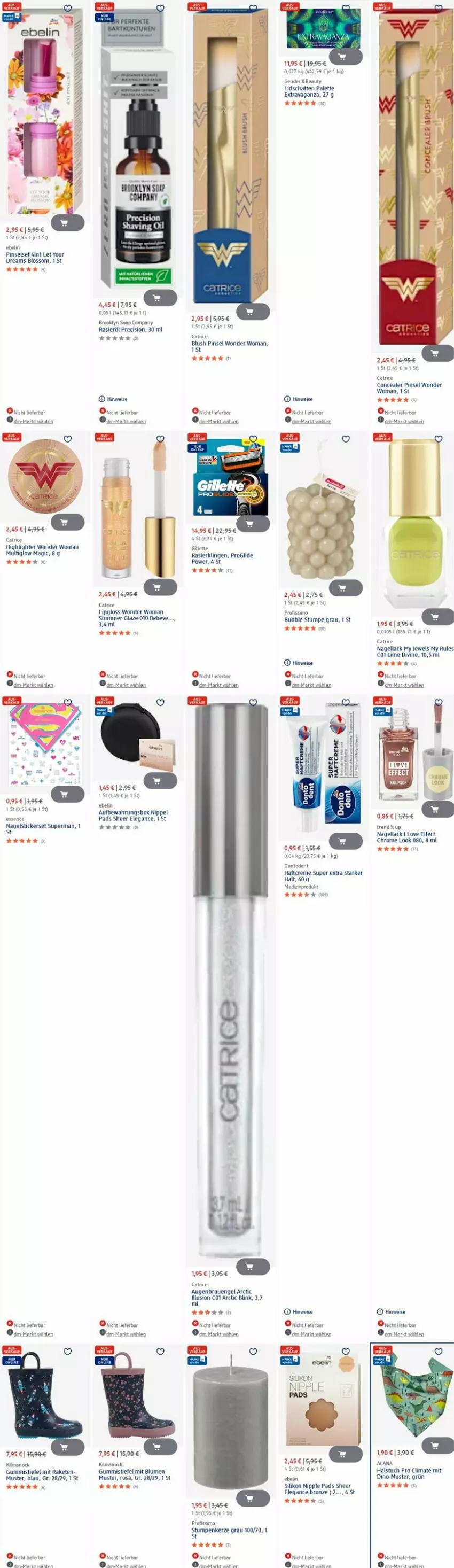 Aktueller Prospekt Dm Drogerie - Prospekte - von 07.07 bis 16.07.2025 - strona 11 - produkty: akku, aufbewahrungsbox, blume, blumen, creme, Effect, eis, Engel, gillette, Gummistiefel, Haftcreme, Hefe, iglo, lack, Lipgloss, medizinprodukt, Nagellack, Palette, Pinsel, Pinselset, Raketen, Rasierklinge, rasierklingen, rwe, sim, Ti, tuc, uhu, Wels, Yo