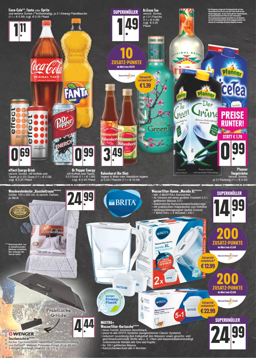 Aktueller Prospekt E Center - Angebote der Woche - von 07.03 bis 12.03.2022 - strona 14 - produkty: bio, brita, decke, Deckel, eis, Elan, Elektro, ente, erde, flasche, getränk, getränke, gin, ingwer, LG, mac, Maxtra, reis, rel, sanddorn, spülmaschinen, tee, Ti, tisch, wasser, wasserfilter