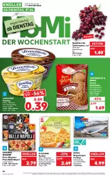 Gazetka promocyjna Kaufland - Gazetka - ważna od 08.06 do 08.06.2022 - strona 40 - produkty: angebot, aqua, Becher, brötchen, coppenrath, dinkelbrötchen, elle, escal, forelle, geback, gin, Goldstücke, Grießpudding, Käse, küche, kuchen, Küchen, landliebe, milch, original wagner, pizza, pudding, rel, rhabarber, sahne, Streuselkuchen, tafeltrauben, Ti, trauben, vollmilch, wagner, wagners, ZTE