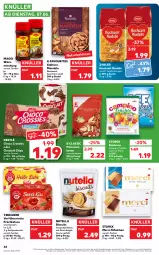 Gazetka promocyjna Kaufland - Gazetka - ważna od 08.06 do 08.06.2022 - strona 42 - produkty: angebot, beutel, bonbons, chips, choclait chips, choco crossies, creme, crossies, früchte, Früchtetee, Hochzeit Nudeln, keks, kekse, maggi, mandel, mandeln, merci, natur, nestlé, nudel, nudeln, nuss, nutella, Paranusskerne, storck, tee, teekanne, Ti, Zabler, ZTE