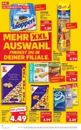 Gazetka promocyjna Kaufland - Gazetka - ważna od 08.06 do 08.06.2022 - strona 8 - produkty: angebot, Cashew, cashewkerne, cerealien, cin, de beukelaer, Doppelkekse, haselnuss, kaugummi, keks, kekse, knoppers, lion, mandel, mandeln, milch, natur, nesquik, nestlé, nuss, prinzen rolle, riegel, Ti, walnuss, walnusskerne, ZTE