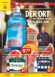 Gazetka promocyjna Netto Marken-Discount - Filial-Angebote - Gazetka - ważna od 17.06 do 17.06.2023 - strona 20 - produkty: Alwa, Berger, bestpreis, cocktail, dry gin, eis, enders, flasche, Freiberger, getränk, getränke, gin, glasflasche, london dry, london dry gin, mineralwasser, ndk, pils, premium pils, reis, rezept, Ti, wasser