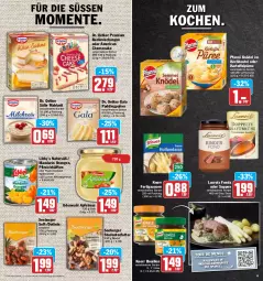 Gazetka promocyjna Aez - Prospekte - Gazetka - ważna od 21.05 do 21.05.2022 - strona 13 - produkty: apfel, apfelmus, backmischung, Backmischungen, Berger, beutel, bsf, cheesecake, cocktail, Datteln, Dr. Oetker, eis, elle, ente, filet, frucht, kartoffel, Kartoffelpüree, Knödel, knorr, kochbeutel, natur, odenwald, orange, orangen, pfanni, pfirsich, pudding, püree, reis, sauce, saucen, seeberger, spargel, studentenfutter, suppe, suppen, teller, Ti