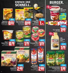 Gazetka promocyjna Aez - Prospekte - Gazetka - ważna od 21.05 do 21.05.2022 - strona 14 - produkty: auer, Becher, beutel, burger, Burger Sauce, discount, eintopf, eis, elle, erasco, fertiggericht, fertiggerichte, flasche, frankfurter, gurke, gurken, hamburger, Hausmacher, hengstenberg, mac, maggi, meica, Müller, reis, röstzwiebeln, sauce, Schal, Schale, suppe, teller, terrine, thomy, Ti, topf, wiener, wurst, zwiebel, zwiebeln