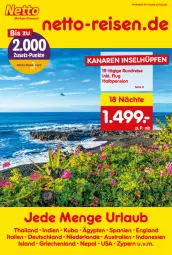 Gazetka promocyjna Netto Marken-Discount - Reise-Angebote Juli - Gazetka - ważna od 31.07 do 31.07.2023 - strona 1 - produkty: aust, buch, eis, magazin, reis