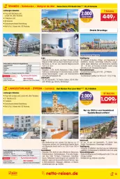 Gazetka promocyjna Netto Marken-Discount - Reise-Angebote Juli - Gazetka - ważna od 31.07 do 31.07.2023 - strona 13 - produkty: alkohol, alkoholische getränke, anreisetermine, Bad, buch, dusche, eis, ente, getränk, getränke, kaffee, Kinder, Kinderpool, LG, Liege, mac, pool, reis, reiseveranstalter, rezept, ring, rum, schirme, snack, snacks, sonnenschirm, tee, telefon, Ti, uhr, wasser, wellnessbereich, Weste, zimmerbeispiel