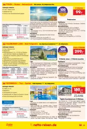 Gazetka promocyjna Netto Marken-Discount - Reise-Angebote Juli - Gazetka - ważna od 31.07 do 31.07.2023 - strona 21 - produkty: anreisetermine, auer, aust, axe, Bad, Bademantel, bio, Brei, buch, burger, dessert, drink, drinks, dusche, eis, Fahrrad, früchte, früchten, gutschein, innenpool, Käse, Kinder, kneipp, korb, kracher, kurtaxe, lack, leine, Mantel, obst, pool, reis, reiseveranstalter, rezept, rum, rwe, salat, salz, sekt, slip, Slipper, Sport, steiner, Stier, tee, Ti, Tiere, tücher, uhr, Vegeta, vita, vorspeise, wellnessbereich, Whirlpool, Yo