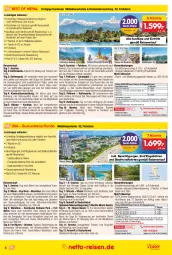 Gazetka promocyjna Netto Marken-Discount - Reise-Angebote Juli - Gazetka - ważna od 31.07 do 31.07.2023 - strona 6 - produkty: anreisetermine, asti, Bad, Brei, buch, Buddha, decke, eis, ente, erde, fanta, gin, Glade, Heu, klimatisierten reisebus, LG, mars, reis, reiseveranstalter, reiseverlauf, ring, Ti, tisch, uhr, usb, wasser