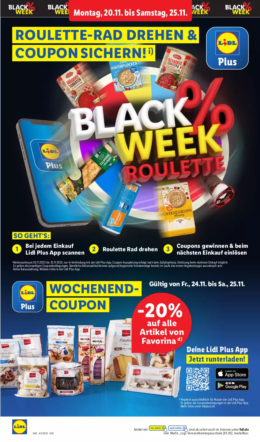 Aktueller Prospekt Lidl - Aktionsprospekt - von 20.11 bis 25.11.2023 - strona 12 - produkty: angebot, coupon, coupons, LG, ndk, Schal, Schale, Ti, ZTE