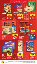 Gazetka promocyjna Lidl - Aktionsprospekt - Gazetka - ważna od 25.11 do 25.11.2023 - strona 10 - produkty: angebot, Ben’s Original, bresso, coupon, dovgan, Dr. Oetker, eis, elle, filegro, filet, fisch, géramont, gin, iglo, Käse, Lübecker, marzipan, milka, ndk, pelmeni, preisvorteil, reis, riegel, sauce, Schal, Schale, taschki, teller, Ti, weichkäse