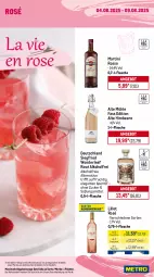 Gazetka promocyjna Metro - Wochen-Angebote - Gazetka - ważna od 09.08 do 09.08.2025 - strona 15 - produkty: alkohol, angebot, aperitif, beere, bree, chardonnay, cuvée, ecco, eis, flasche, frucht, fruchtsecco, getränk, getränke, himbeer, himbeere, lillet, martini, mit frucht, Palette, perla, puma, reis, rotkäppchen, sekt, spumante, Ti, zonin, zucker