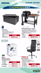 Gazetka promocyjna Metro - Wochen-Angebote - Gazetka - ważna od 09.08 do 09.08.2025 - strona 25 - produkty: ACC, adblue, angebot, Behälter, Diesel, grill, grillrost, Holz, holzkohle, holzkohlegrill, Kohlegrill, LG, Metro, rückenlehne, stuhl, Ti