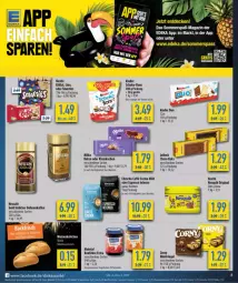 Gazetka promocyjna Diska - Gazetka - ważna od 27.07 do 27.07.2024 - strona 8 - produkty: bohne, bohnen, bohnenkaffee, brötchen, decke, deka, eduscho, espresso, gin, intenso, kaffee, keks, kekse, Kinder, kitkat, konfitüre, konfitüre extra, korn, kuchen, leibniz, lion, löslicher bohnenkaffee, magazin, müsli, nesquik, schoko, schoko-bons, smarties, Ti, weizenbrötchen