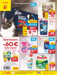 Gazetka promocyjna Netto Marken-Discount - Filial-Angebote - Gazetka - ważna od 14.05 do 14.05.2022 - strona 26 - produkty: coupon, coupons, eis, fairy, felix, Finish, flasche, hundesnack, hundesnacks, katzennahrung, ndk, oxi action, persil, persil waschmittel, purina, reis, snack, snacks, sofortrabatt, spülmittel, Ti, vanish, vanish oxi action, waschmittel